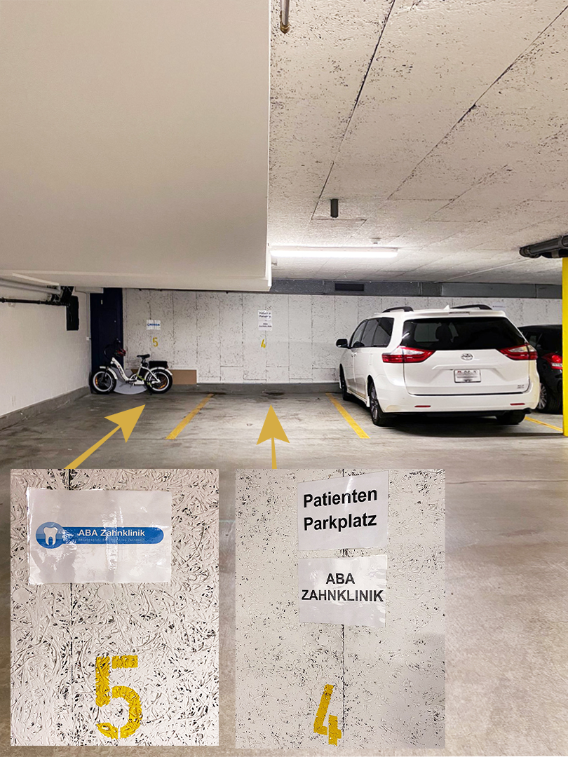 Gratis-Parking ABA Zahnklinik Bild 1